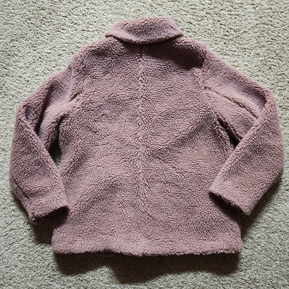 Denim+Company Sherpa Jacket Size M Color Mauve - Picture 11 of 15